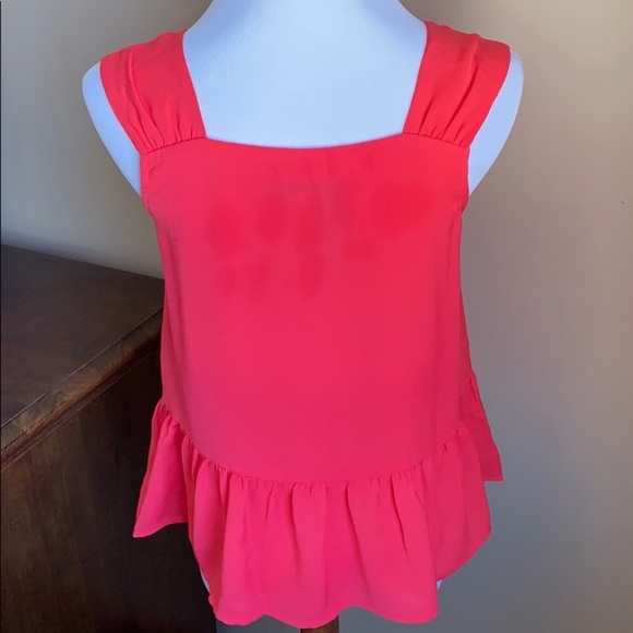 NWT Loft Square Neck Peplum Tank - Picture 3 of 3